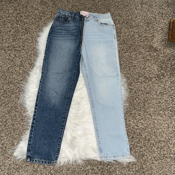 Revice Yin Yang Color-block Jeans - Picture 6 of 11